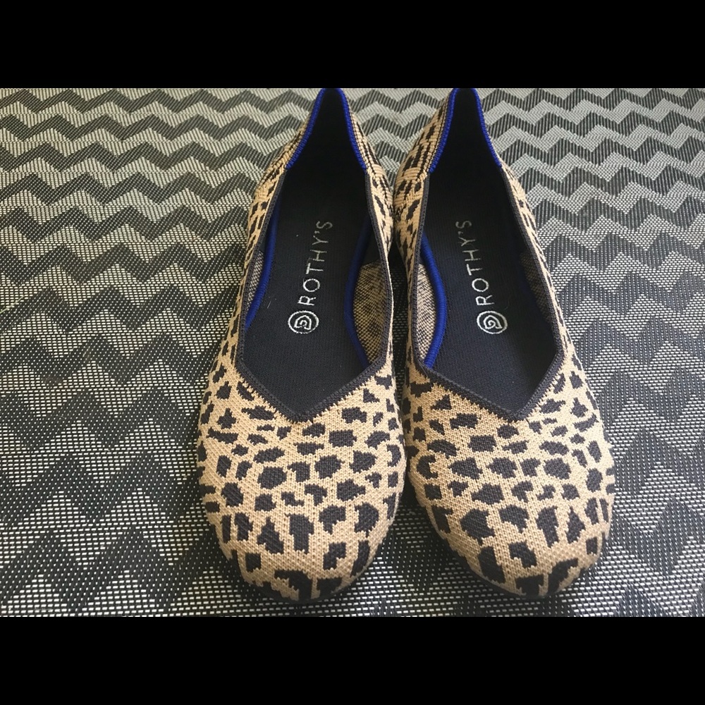 Rothy’s Leopard Round Flat - Size 9.5